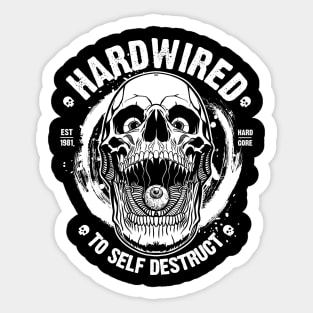 HARDWIRED Sticker